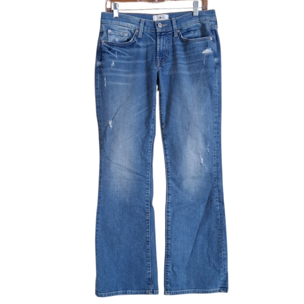 7 For All Mankind Original Bootcut Tailorless Jeans Size 28